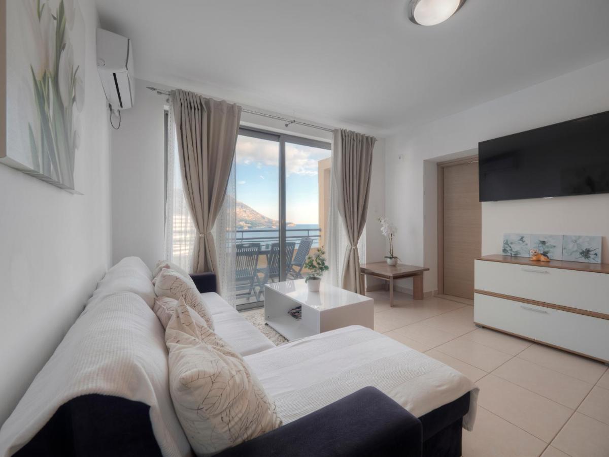 Sea View Two Bedroom Family Apartment With Pool - Sunset Ivanovici Bečići Εξωτερικό φωτογραφία