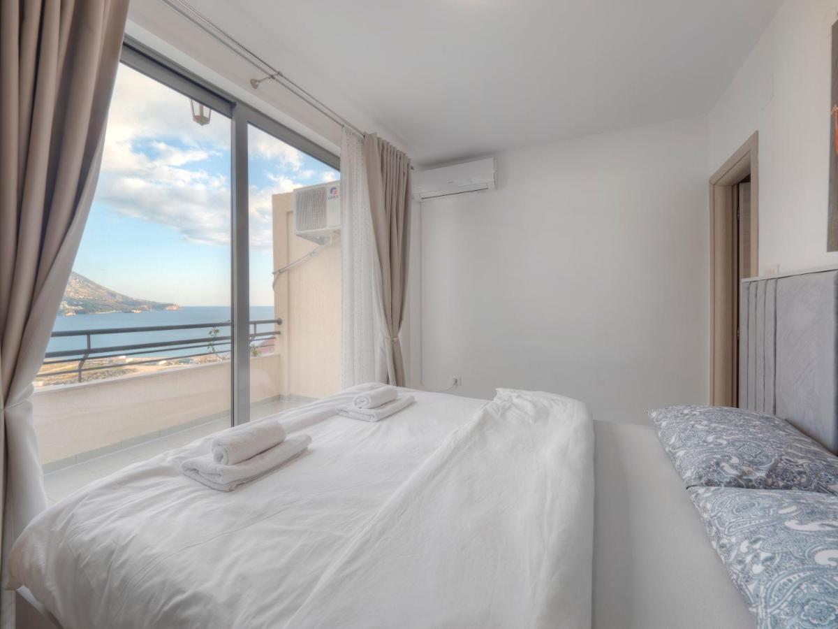 Sea View Two Bedroom Family Apartment With Pool - Sunset Ivanovici Bečići Εξωτερικό φωτογραφία